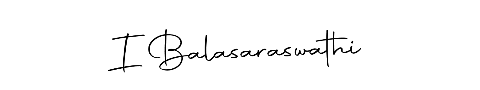 Make a beautiful signature design for name I Balasaraswathi. With this signature (Autography-DOLnW) style, you can create a handwritten signature for free. I Balasaraswathi signature style 10 images and pictures png