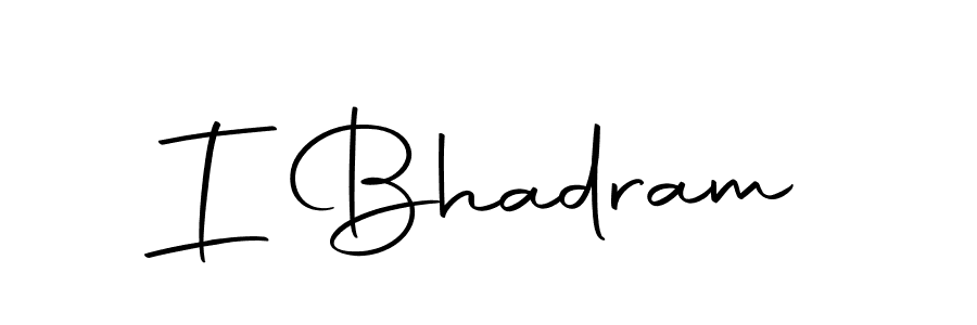 The best way (Autography-DOLnW) to make a short signature is to pick only two or three words in your name. The name I Bhadram include a total of six letters. For converting this name. I Bhadram signature style 10 images and pictures png