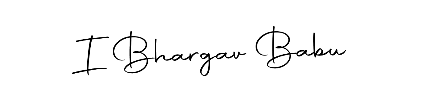 You can use this online signature creator to create a handwritten signature for the name I Bhargav Babu. This is the best online autograph maker. I Bhargav Babu signature style 10 images and pictures png