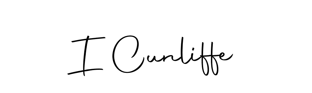 Once you've used our free online signature maker to create your best signature Autography-DOLnW style, it's time to enjoy all of the benefits that I Cunliffe name signing documents. I Cunliffe signature style 10 images and pictures png