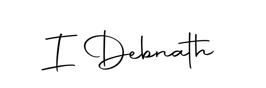 How to make I Debnath name signature. Use Autography-DOLnW style for creating short signs online. This is the latest handwritten sign. I Debnath signature style 10 images and pictures png