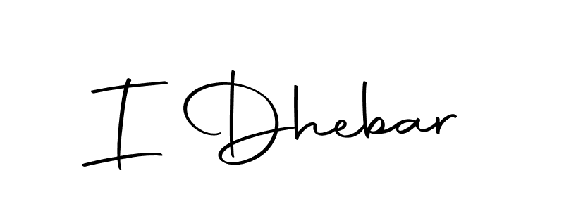 Make a beautiful signature design for name I Dhebar. Use this online signature maker to create a handwritten signature for free. I Dhebar signature style 10 images and pictures png