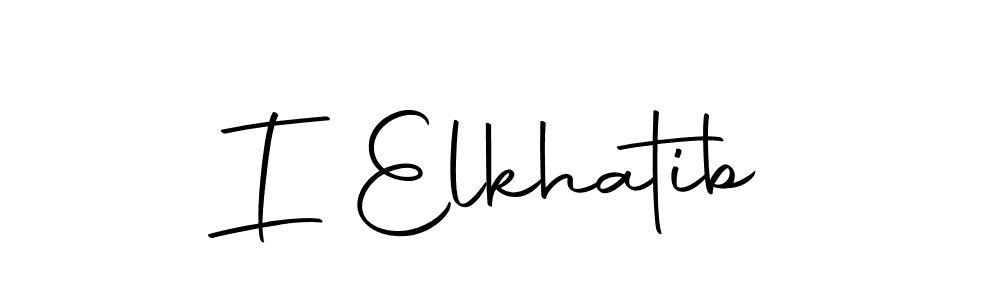 Also we have I Elkhatib name is the best signature style. Create professional handwritten signature collection using Autography-DOLnW autograph style. I Elkhatib signature style 10 images and pictures png