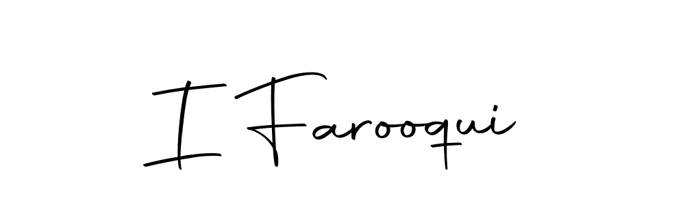 Design your own signature with our free online signature maker. With this signature software, you can create a handwritten (Autography-DOLnW) signature for name I Farooqui. I Farooqui signature style 10 images and pictures png