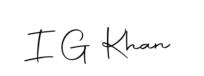 You can use this online signature creator to create a handwritten signature for the name I G Khan. This is the best online autograph maker. I G Khan signature style 10 images and pictures png