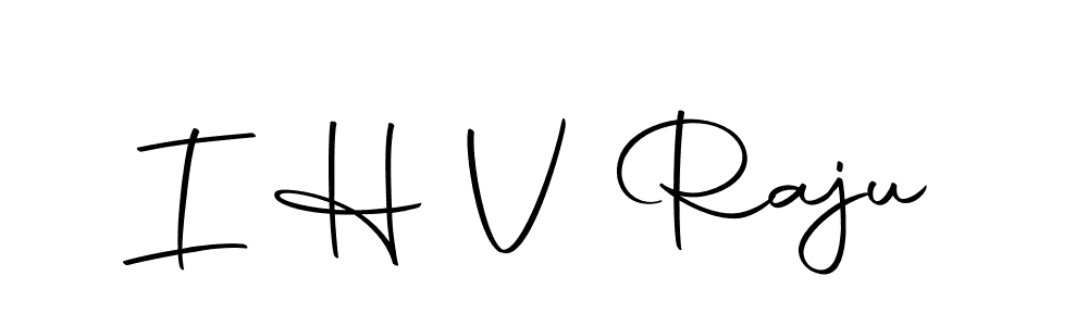 Autography-DOLnW is a professional signature style that is perfect for those who want to add a touch of class to their signature. It is also a great choice for those who want to make their signature more unique. Get I H V Raju name to fancy signature for free. I H V Raju signature style 10 images and pictures png