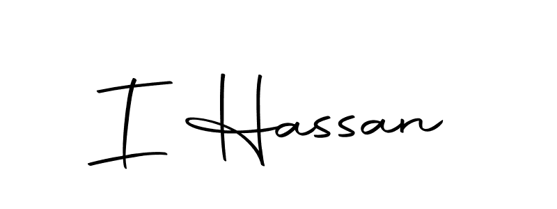 How to make I Hassan signature? Autography-DOLnW is a professional autograph style. Create handwritten signature for I Hassan name. I Hassan signature style 10 images and pictures png