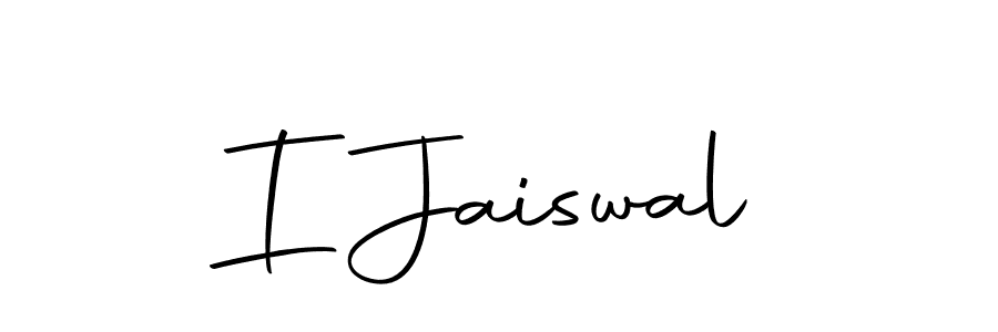 Design your own signature with our free online signature maker. With this signature software, you can create a handwritten (Autography-DOLnW) signature for name I Jaiswal. I Jaiswal signature style 10 images and pictures png