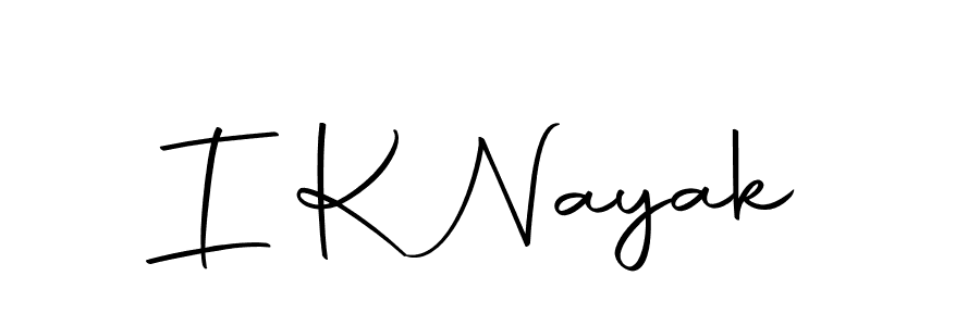 You should practise on your own different ways (Autography-DOLnW) to write your name (I K Nayak) in signature. don't let someone else do it for you. I K Nayak signature style 10 images and pictures png