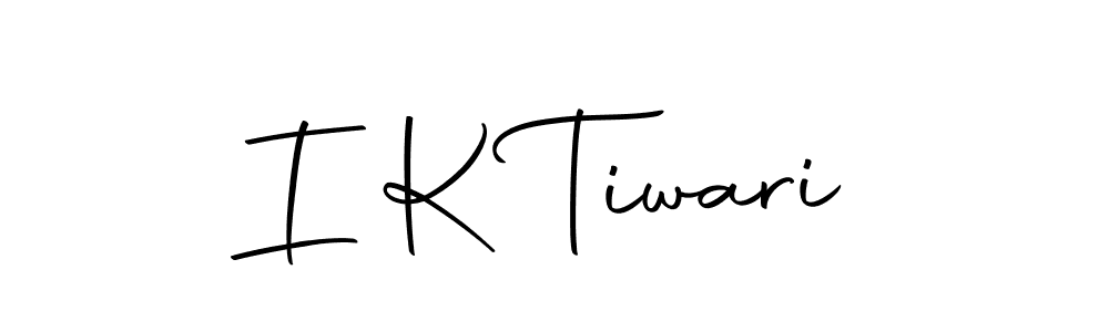Create a beautiful signature design for name I K Tiwari. With this signature (Autography-DOLnW) fonts, you can make a handwritten signature for free. I K Tiwari signature style 10 images and pictures png