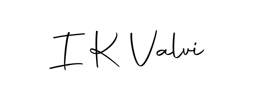 You can use this online signature creator to create a handwritten signature for the name I K Valvi. This is the best online autograph maker. I K Valvi signature style 10 images and pictures png