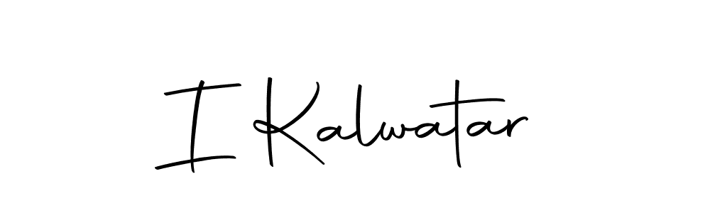 You can use this online signature creator to create a handwritten signature for the name I Kalwatar. This is the best online autograph maker. I Kalwatar signature style 10 images and pictures png