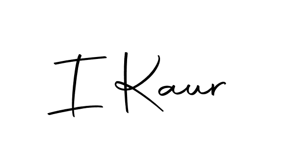 Design your own signature with our free online signature maker. With this signature software, you can create a handwritten (Autography-DOLnW) signature for name I Kaur. I Kaur signature style 10 images and pictures png
