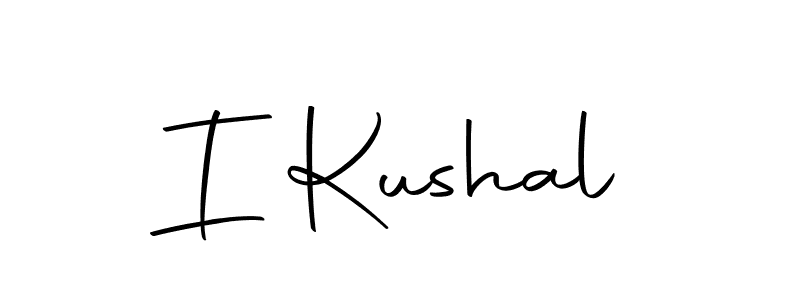 I Kushal stylish signature style. Best Handwritten Sign (Autography-DOLnW) for my name. Handwritten Signature Collection Ideas for my name I Kushal. I Kushal signature style 10 images and pictures png