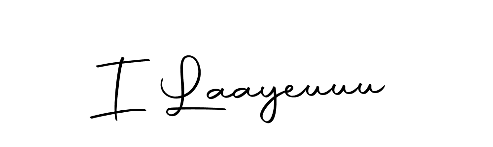 You can use this online signature creator to create a handwritten signature for the name I Laayeuuu. This is the best online autograph maker. I Laayeuuu signature style 10 images and pictures png