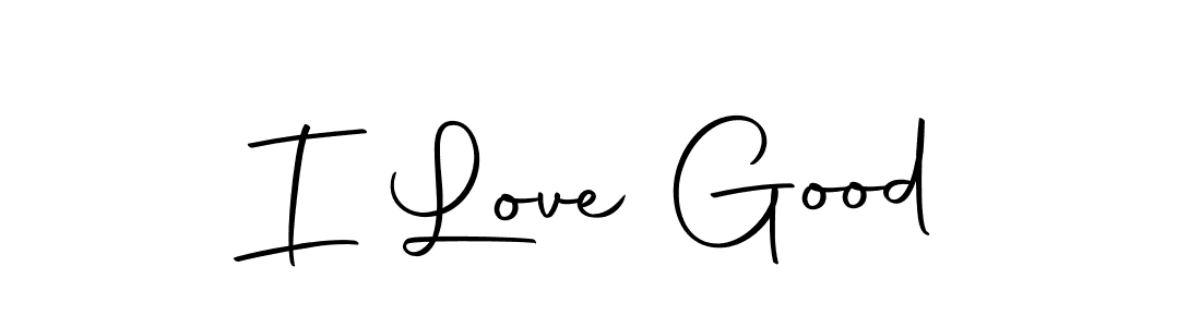 It looks lik you need a new signature style for name I Love Good. Design unique handwritten (Autography-DOLnW) signature with our free signature maker in just a few clicks. I Love Good signature style 10 images and pictures png