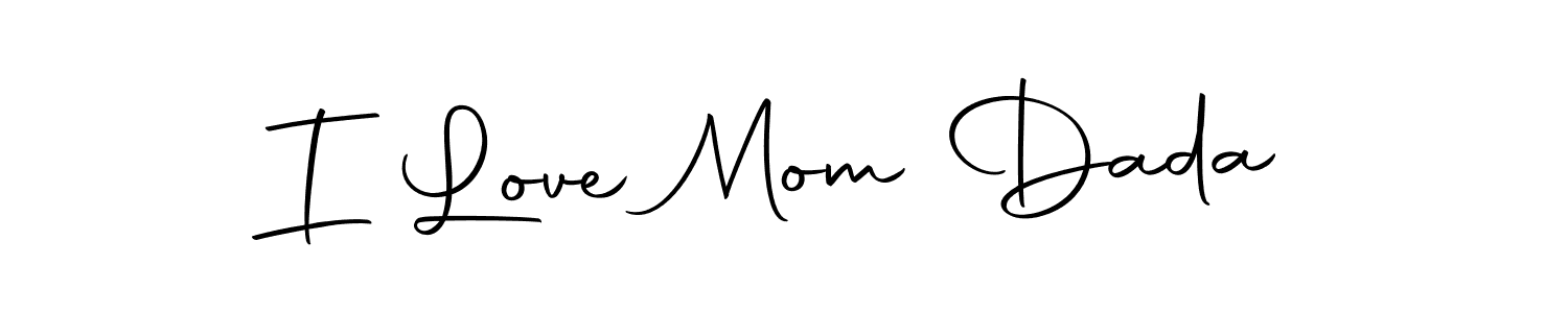How to Draw I Love Mom Dada signature style? Autography-DOLnW is a latest design signature styles for name I Love Mom Dada. I Love Mom Dada signature style 10 images and pictures png