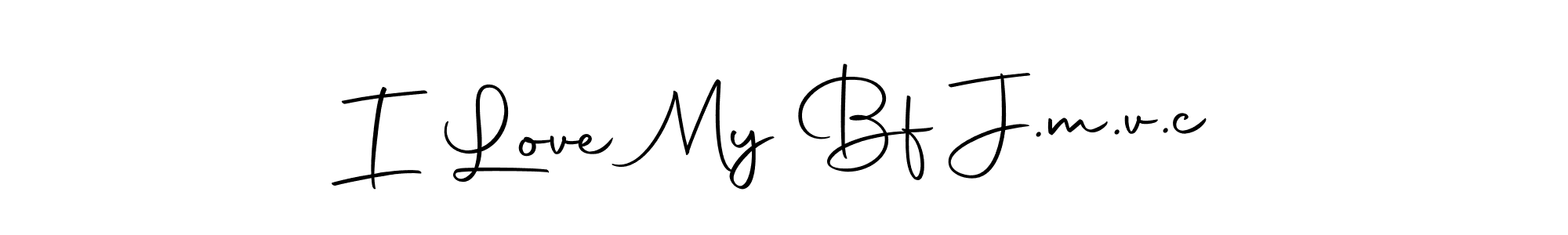 How to make I Love My Bf J.m.v.c signature? Autography-DOLnW is a professional autograph style. Create handwritten signature for I Love My Bf J.m.v.c name. I Love My Bf J.m.v.c signature style 10 images and pictures png