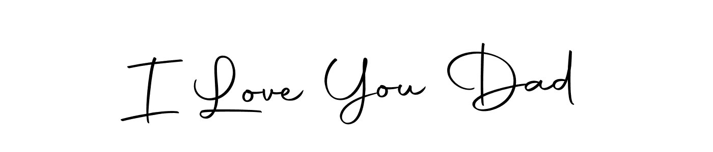 You can use this online signature creator to create a handwritten signature for the name I Love You Dad. This is the best online autograph maker. I Love You Dad signature style 10 images and pictures png