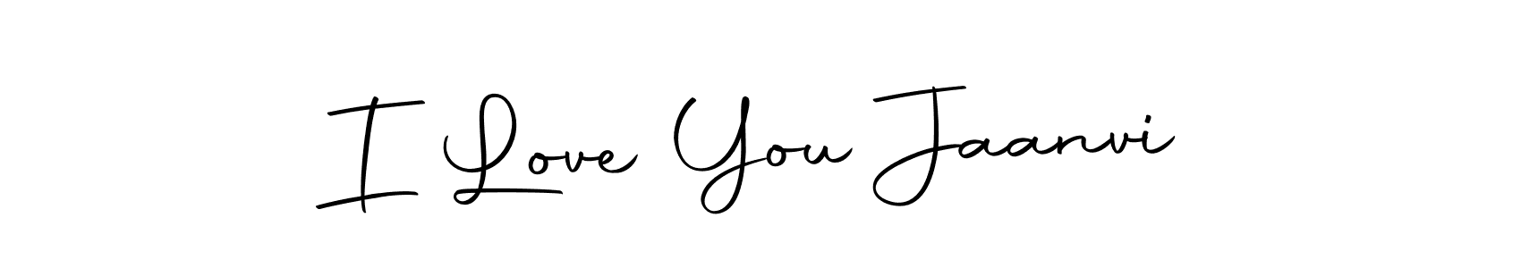 Make a short I Love You Jaanvi signature style. Manage your documents anywhere anytime using Autography-DOLnW. Create and add eSignatures, submit forms, share and send files easily. I Love You Jaanvi signature style 10 images and pictures png
