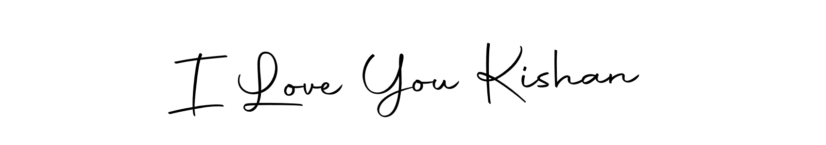 Use a signature maker to create a handwritten signature online. With this signature software, you can design (Autography-DOLnW) your own signature for name I Love You Kishan. I Love You Kishan signature style 10 images and pictures png