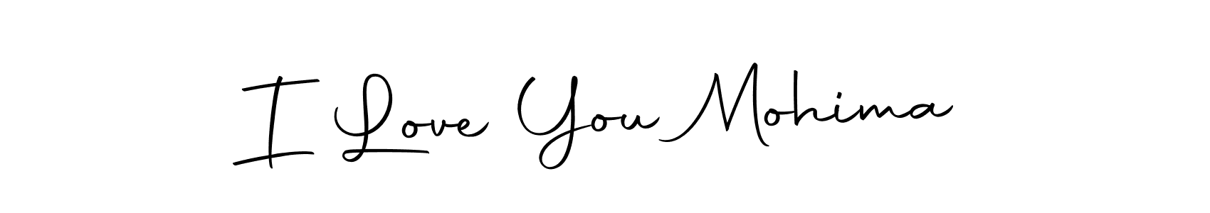 Create a beautiful signature design for name I Love You Mohima. With this signature (Autography-DOLnW) fonts, you can make a handwritten signature for free. I Love You Mohima signature style 10 images and pictures png