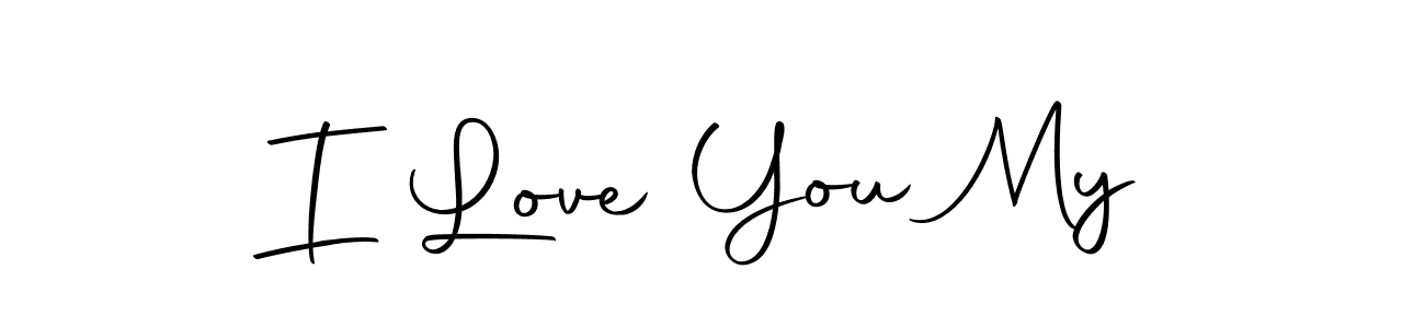 Similarly Autography-DOLnW is the best handwritten signature design. Signature creator online .You can use it as an online autograph creator for name I Love You My. I Love You My signature style 10 images and pictures png