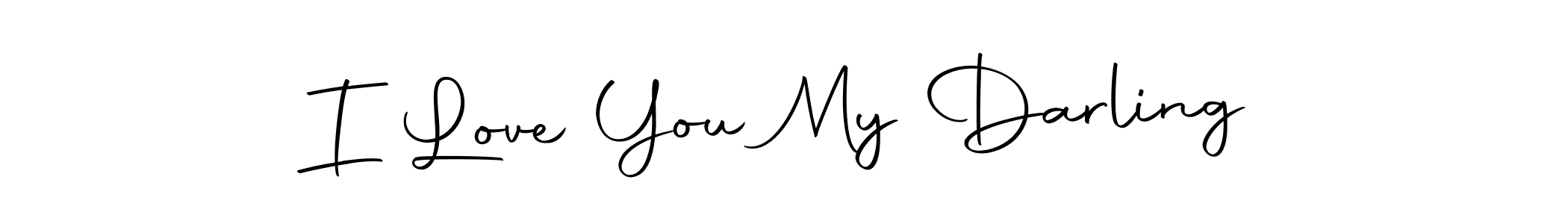 You should practise on your own different ways (Autography-DOLnW) to write your name (I Love You My Darling) in signature. don't let someone else do it for you. I Love You My Darling signature style 10 images and pictures png