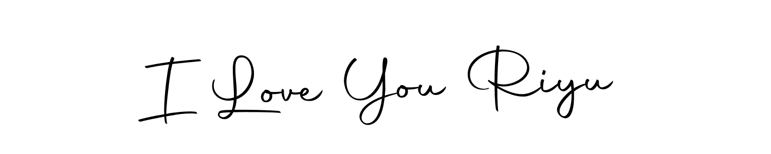 Make a beautiful signature design for name I Love You Riyu. Use this online signature maker to create a handwritten signature for free. I Love You Riyu signature style 10 images and pictures png