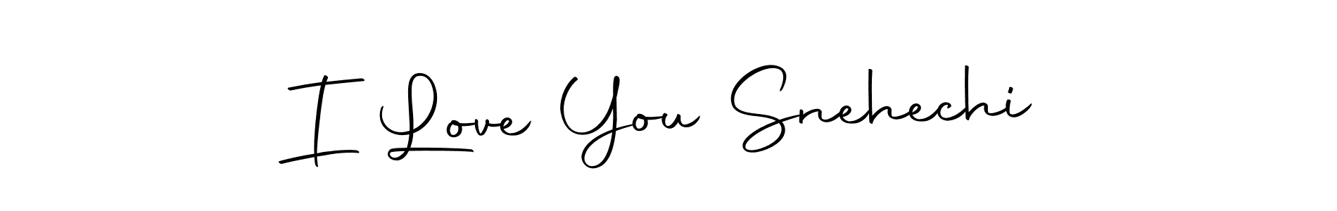 Also we have I Love You Snehechi name is the best signature style. Create professional handwritten signature collection using Autography-DOLnW autograph style. I Love You Snehechi signature style 10 images and pictures png