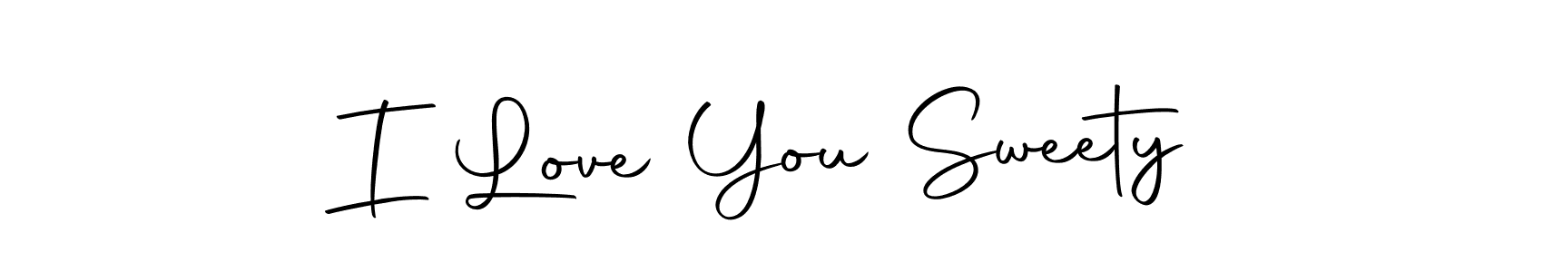 Make a short I Love You Sweety signature style. Manage your documents anywhere anytime using Autography-DOLnW. Create and add eSignatures, submit forms, share and send files easily. I Love You Sweety signature style 10 images and pictures png