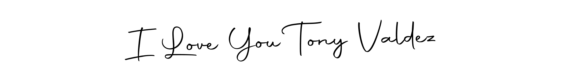 You should practise on your own different ways (Autography-DOLnW) to write your name (I Love You Tony Valdez) in signature. don't let someone else do it for you. I Love You Tony Valdez signature style 10 images and pictures png