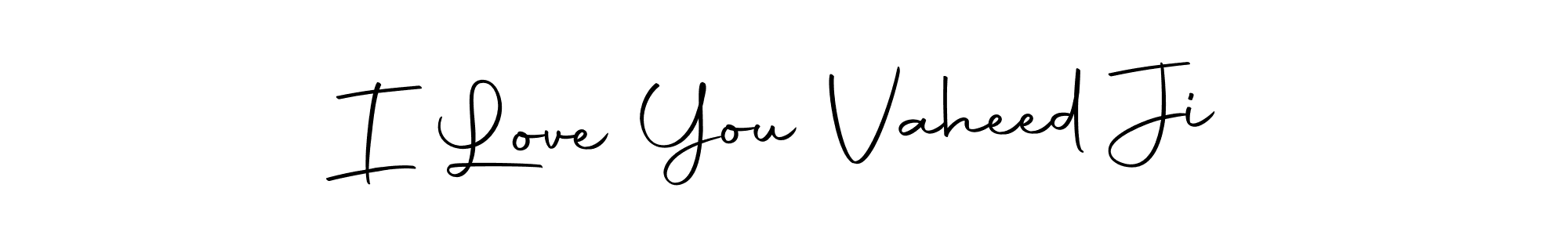The best way (Autography-DOLnW) to make a short signature is to pick only two or three words in your name. The name I Love You Vaheed Ji include a total of six letters. For converting this name. I Love You Vaheed Ji signature style 10 images and pictures png