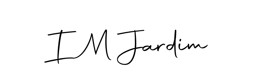 You should practise on your own different ways (Autography-DOLnW) to write your name (I M Jardim) in signature. don't let someone else do it for you. I M Jardim signature style 10 images and pictures png