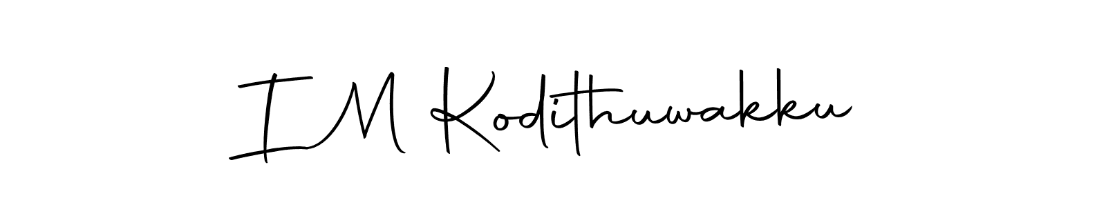 Here are the top 10 professional signature styles for the name I M Kodithuwakku. These are the best autograph styles you can use for your name. I M Kodithuwakku signature style 10 images and pictures png