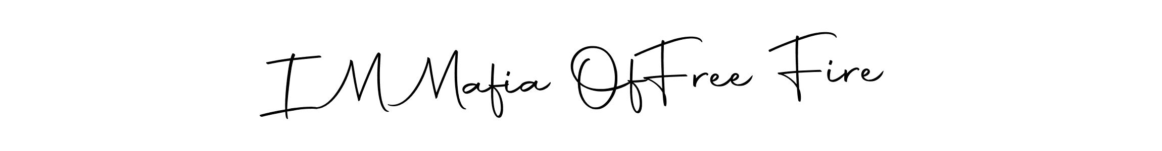 How to make I M Mafia Of  Free Fire name signature. Use Autography-DOLnW style for creating short signs online. This is the latest handwritten sign. I M Mafia Of  Free Fire signature style 10 images and pictures png