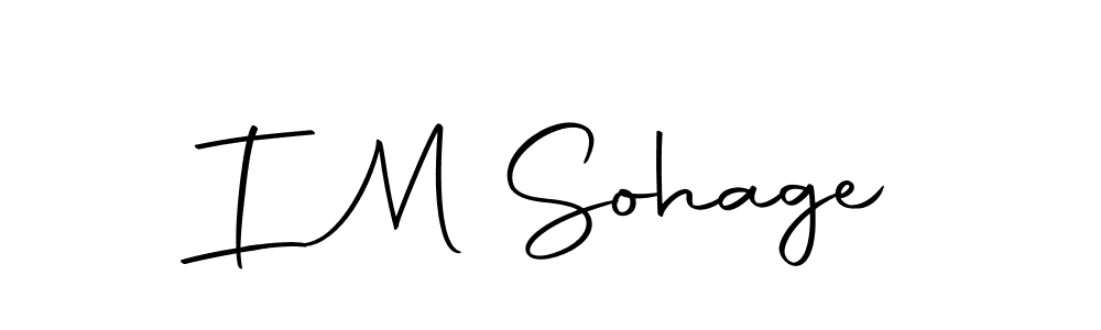 Make a short I M Sohage signature style. Manage your documents anywhere anytime using Autography-DOLnW. Create and add eSignatures, submit forms, share and send files easily. I M Sohage signature style 10 images and pictures png