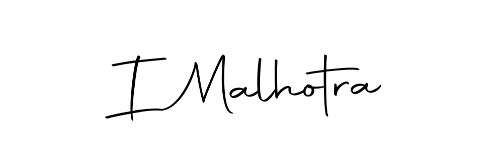 Make a beautiful signature design for name I Malhotra. With this signature (Autography-DOLnW) style, you can create a handwritten signature for free. I Malhotra signature style 10 images and pictures png