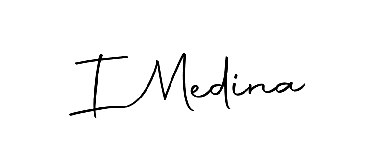 The best way (Autography-DOLnW) to make a short signature is to pick only two or three words in your name. The name I Medina include a total of six letters. For converting this name. I Medina signature style 10 images and pictures png