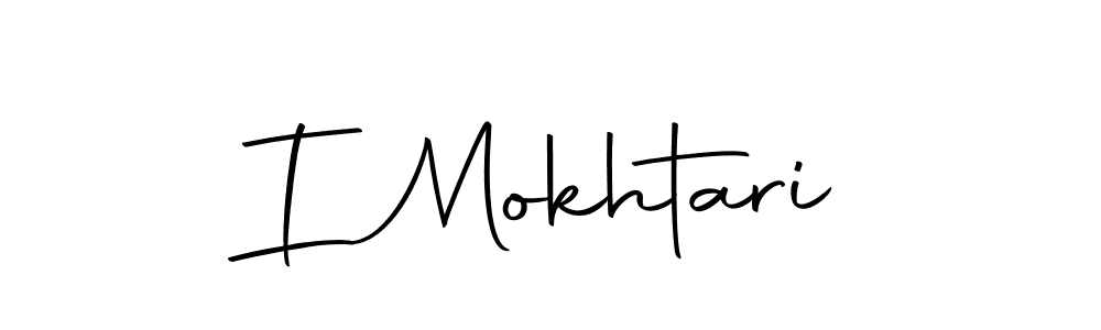 How to make I Mokhtari name signature. Use Autography-DOLnW style for creating short signs online. This is the latest handwritten sign. I Mokhtari signature style 10 images and pictures png