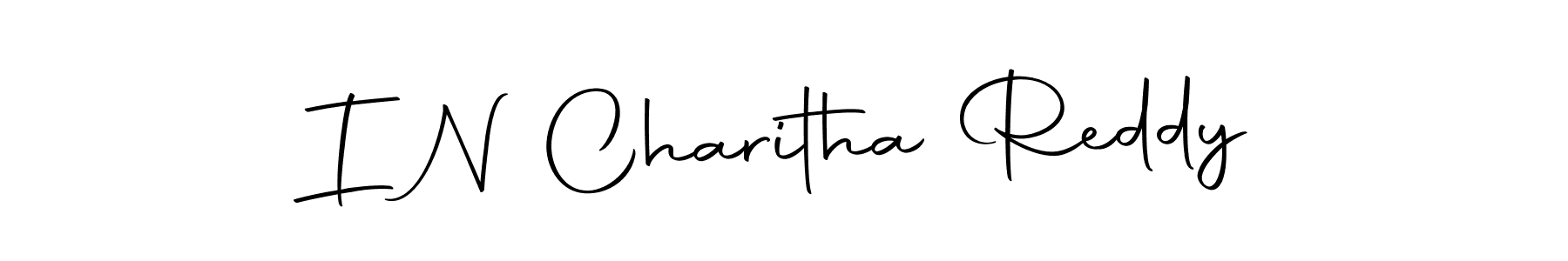 The best way (Autography-DOLnW) to make a short signature is to pick only two or three words in your name. The name I N Charitha Reddy include a total of six letters. For converting this name. I N Charitha Reddy signature style 10 images and pictures png