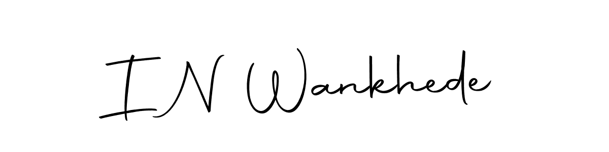 How to make I N Wankhede name signature. Use Autography-DOLnW style for creating short signs online. This is the latest handwritten sign. I N Wankhede signature style 10 images and pictures png