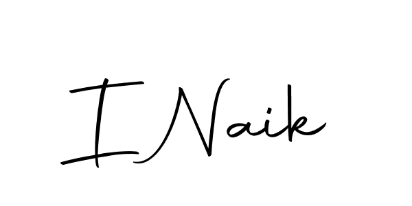 Make a beautiful signature design for name I Naik. Use this online signature maker to create a handwritten signature for free. I Naik signature style 10 images and pictures png