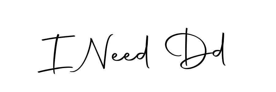 Design your own signature with our free online signature maker. With this signature software, you can create a handwritten (Autography-DOLnW) signature for name I Need Dd. I Need Dd signature style 10 images and pictures png