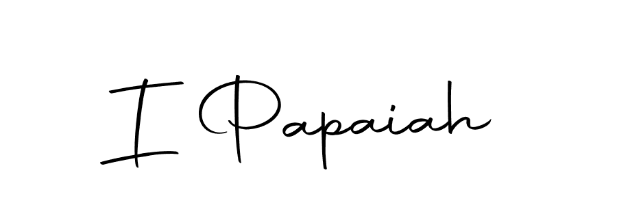 How to make I Papaiah name signature. Use Autography-DOLnW style for creating short signs online. This is the latest handwritten sign. I Papaiah signature style 10 images and pictures png