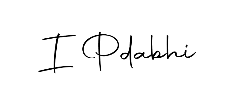 The best way (Autography-DOLnW) to make a short signature is to pick only two or three words in your name. The name I Pdabhi include a total of six letters. For converting this name. I Pdabhi signature style 10 images and pictures png