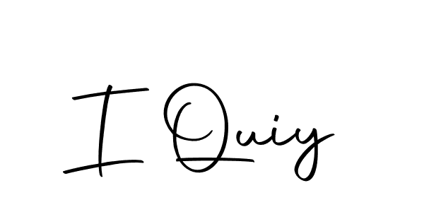 Use a signature maker to create a handwritten signature online. With this signature software, you can design (Autography-DOLnW) your own signature for name I Quiy. I Quiy signature style 10 images and pictures png