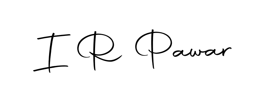 Create a beautiful signature design for name I R Pawar. With this signature (Autography-DOLnW) fonts, you can make a handwritten signature for free. I R Pawar signature style 10 images and pictures png