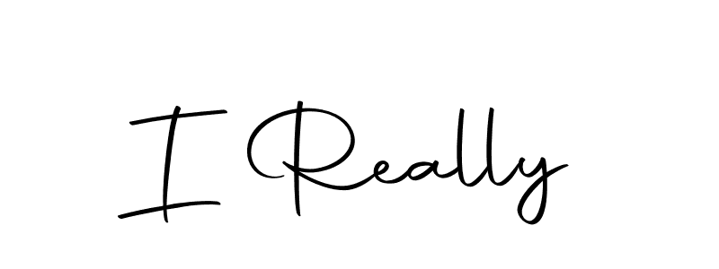 Create a beautiful signature design for name I Really. With this signature (Autography-DOLnW) fonts, you can make a handwritten signature for free. I Really signature style 10 images and pictures png