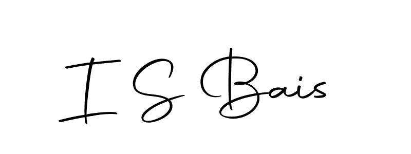 Make a beautiful signature design for name I S Bais. With this signature (Autography-DOLnW) style, you can create a handwritten signature for free. I S Bais signature style 10 images and pictures png